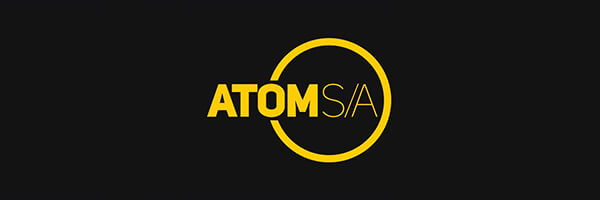 logo de atom empreendimentos e participações